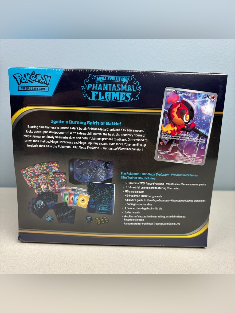Pokémon TCG Phantasmal Flames Elite Trainer Box ETB New & Sealed - Picture 3 of 6